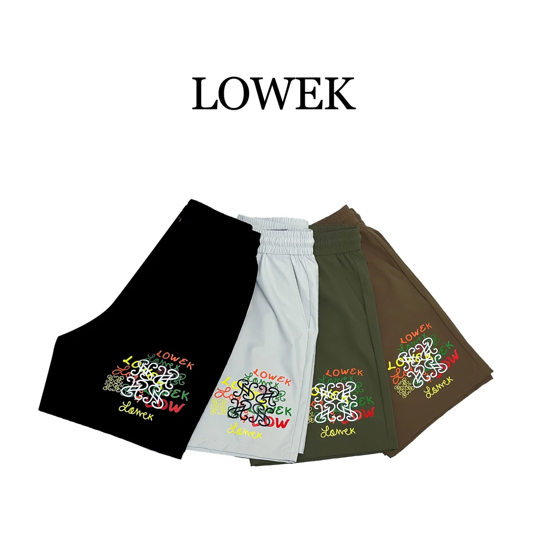 034/LOWEK2025夏季新款男士时尚百搭休闲潮流男短裤