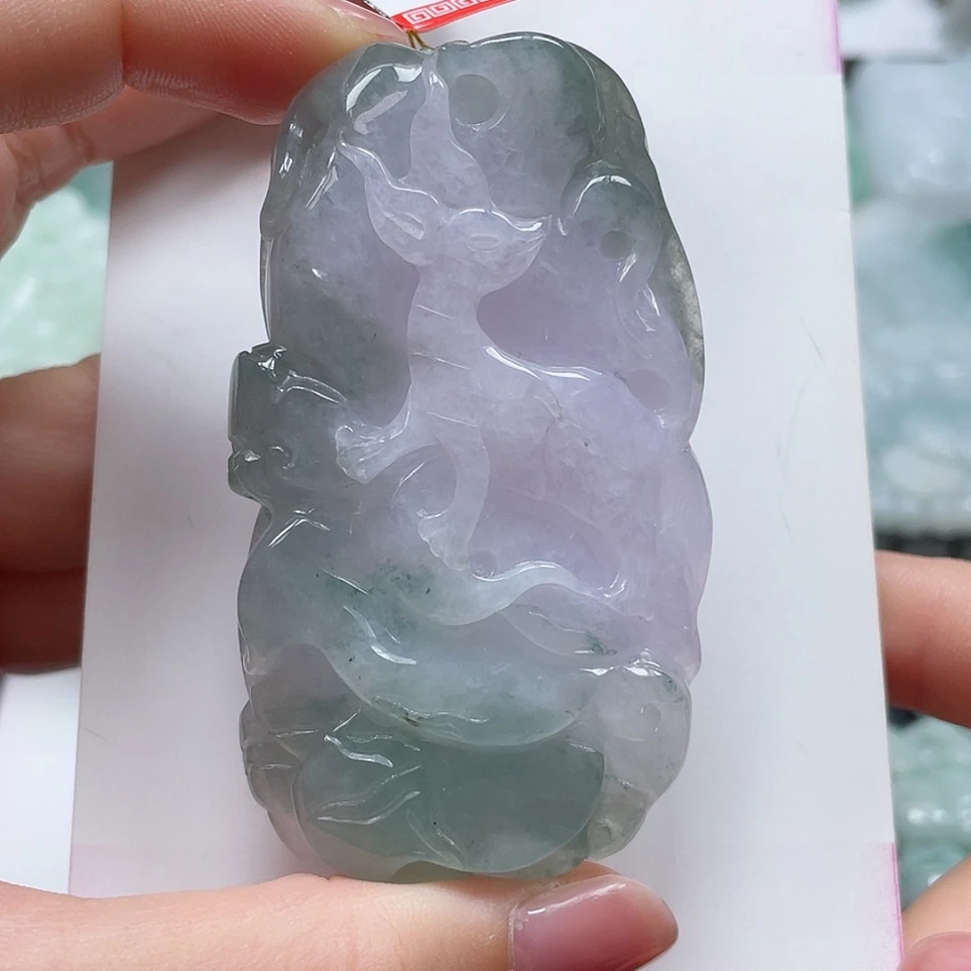 翡翠未镶嵌吊坠(不含链)翡翠