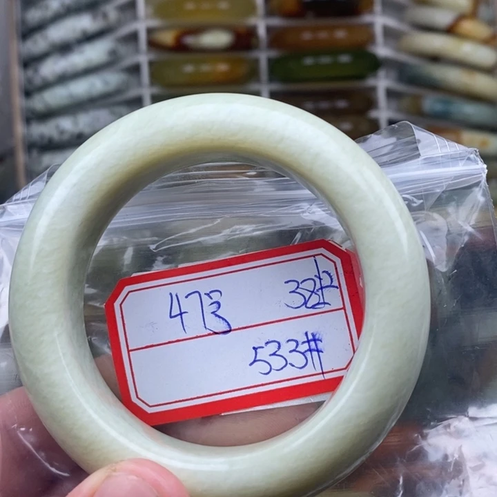 未镶嵌蛇纹石玉手绳