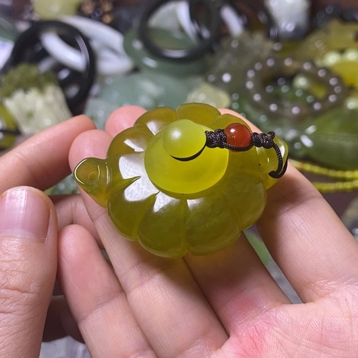 岫玉天然岫玉手把未镶嵌