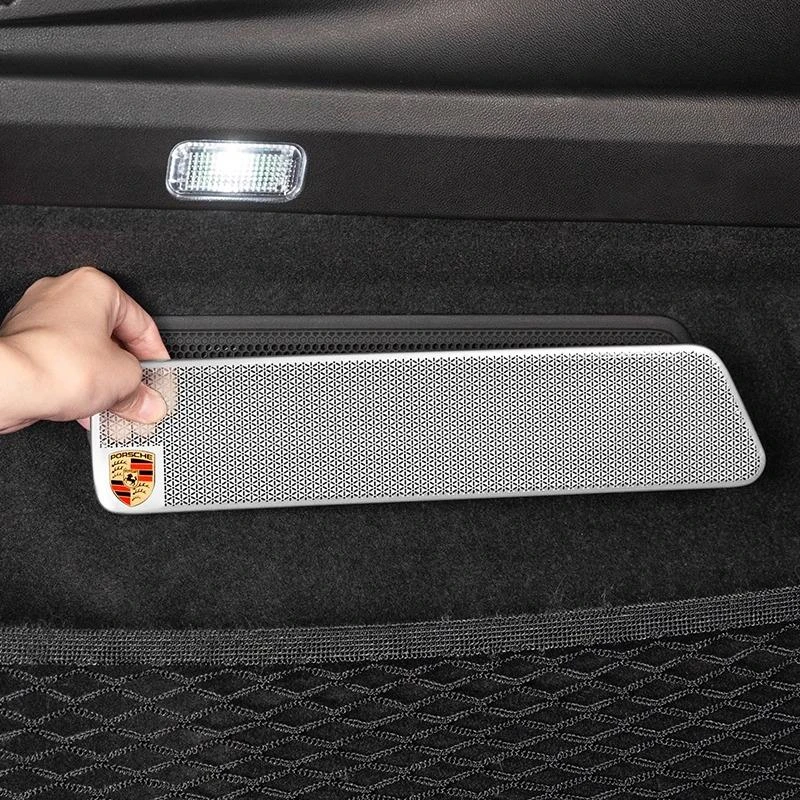 适用保时捷新卡宴Cayenne座椅下空调出风口罩保护喇叭罩内饰改装