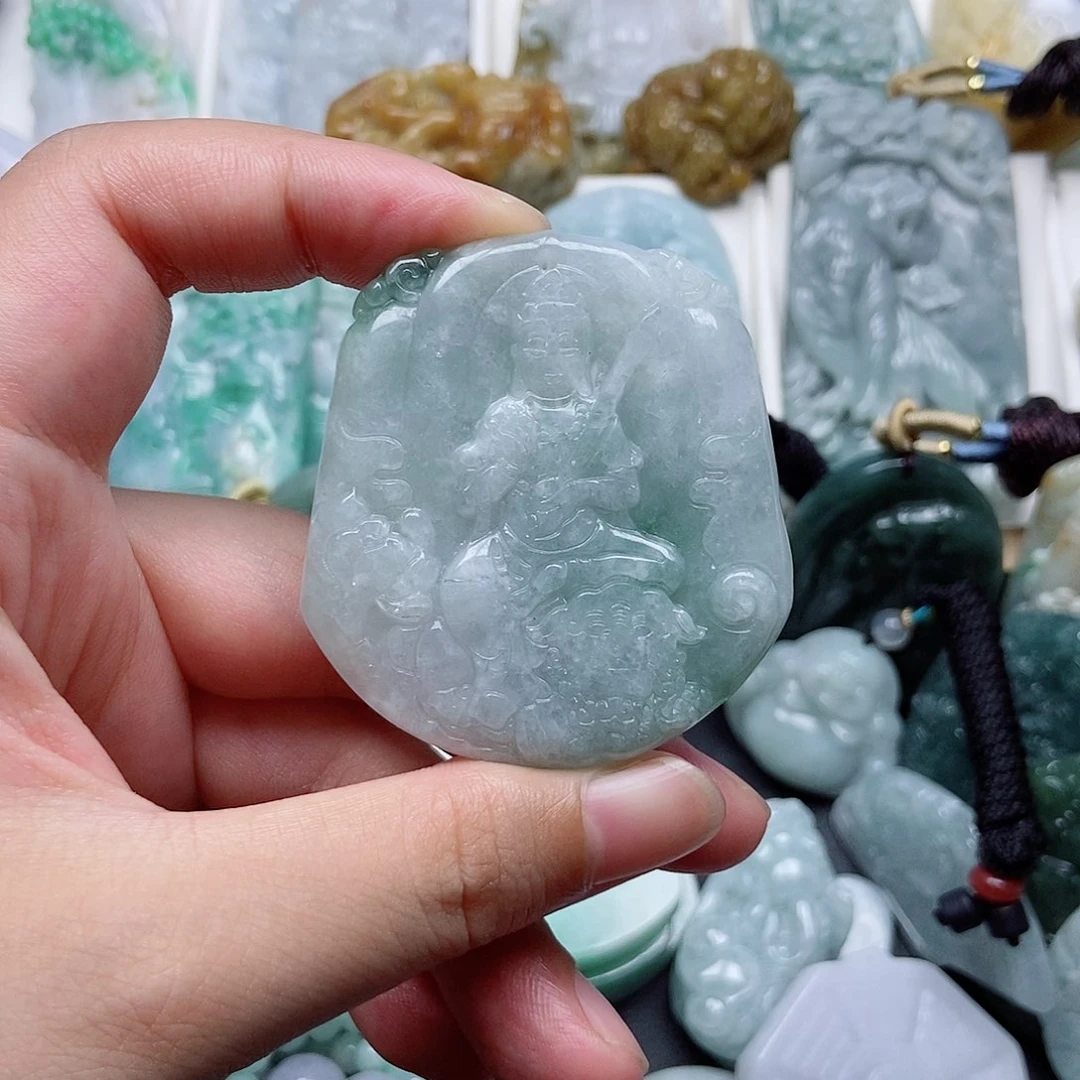 翡翠未镶嵌吊坠(不含链)翡翠