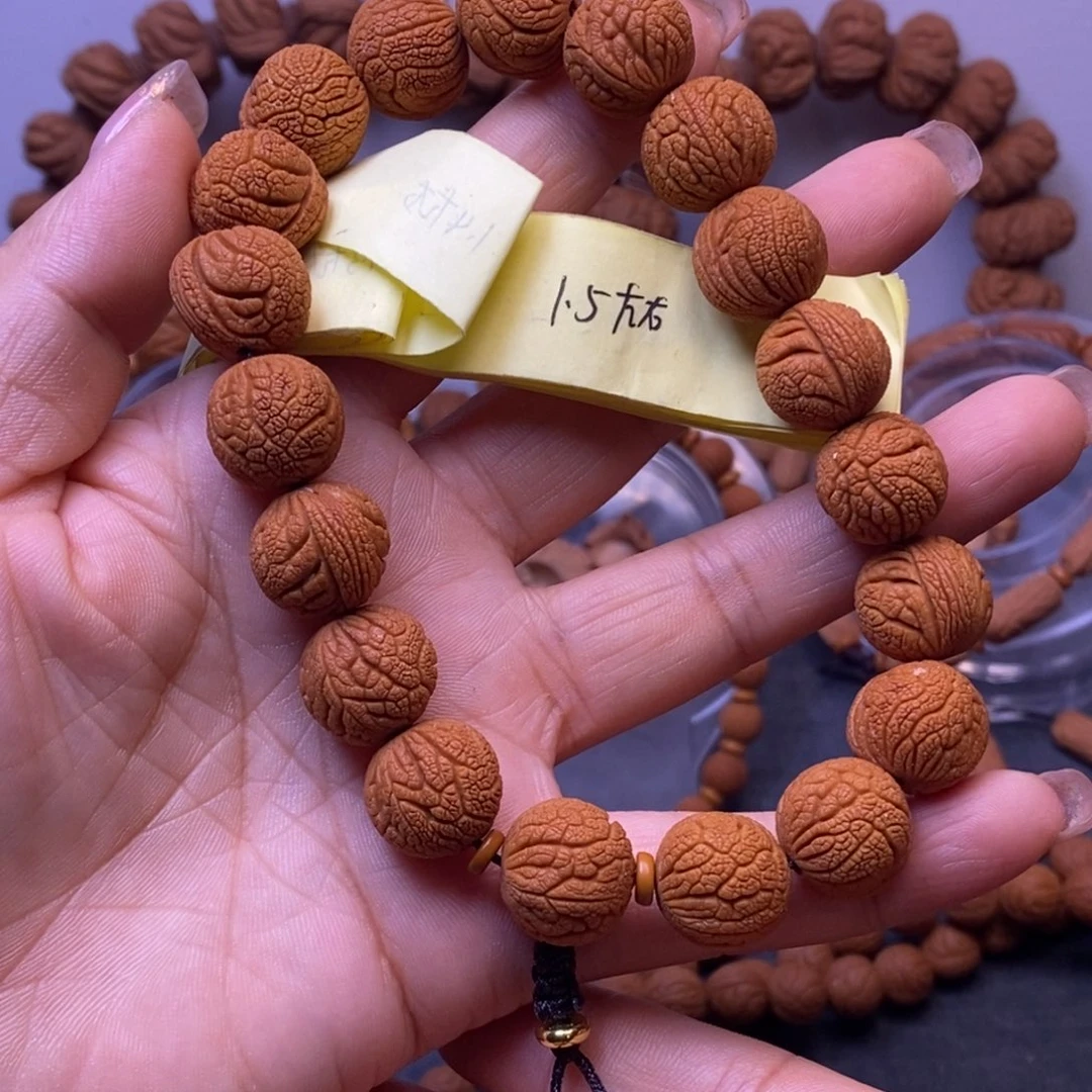 秦岭龙纹桃核18颗