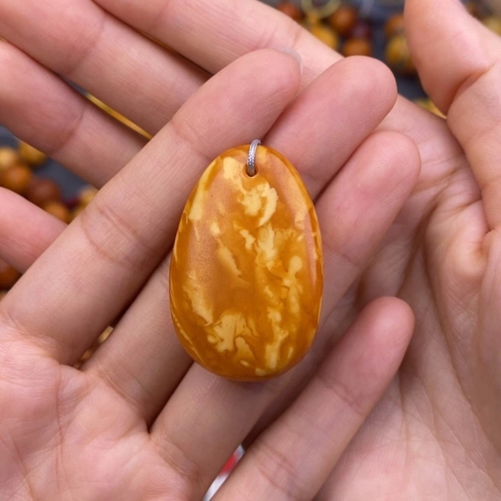 蜜蜡未镶嵌裸石蜜蜡M