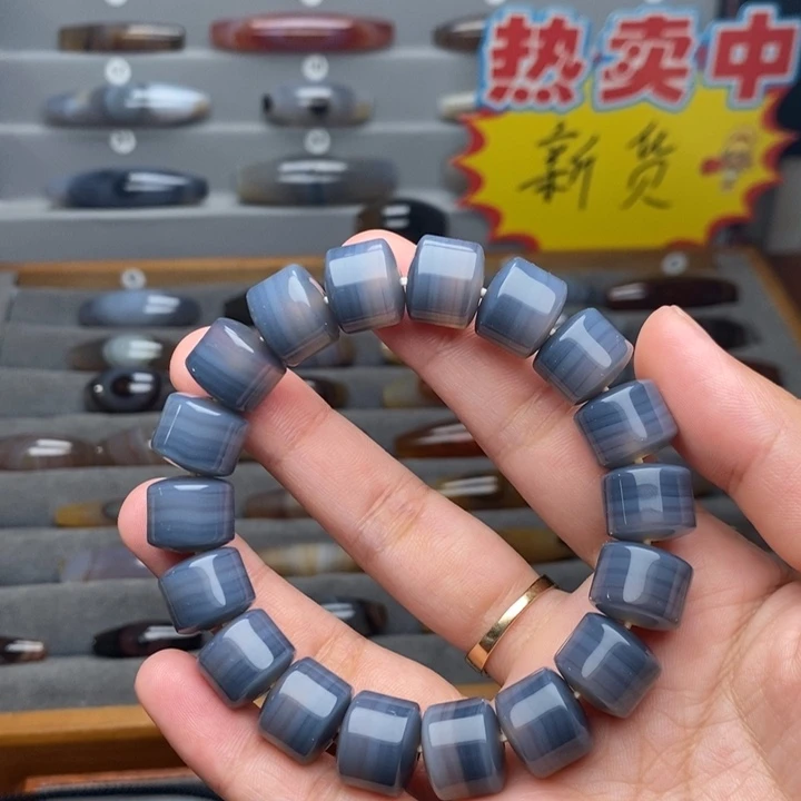 裸珠玛瑙/玉髓天然缠丝玛瑙