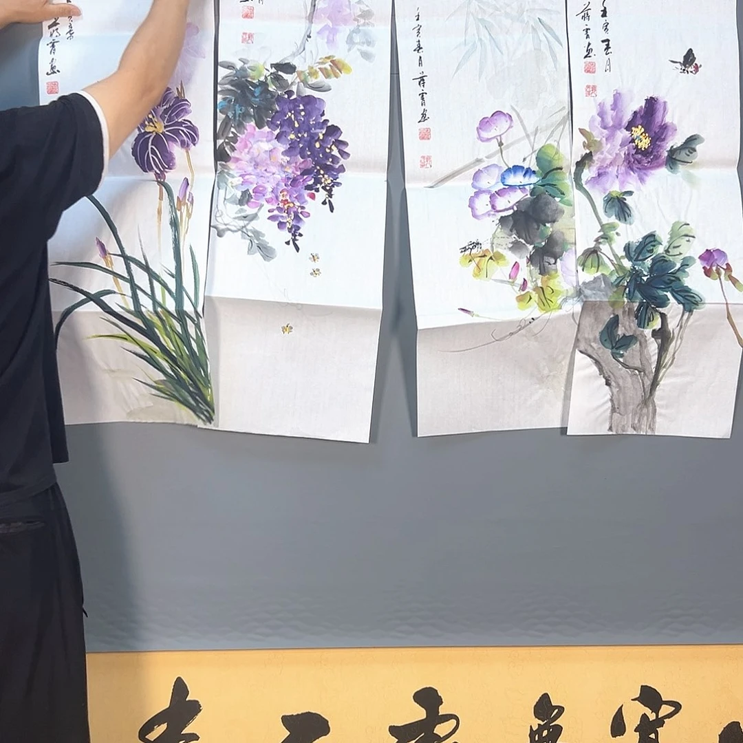 国画448 花鸟和蝴蝶等动物