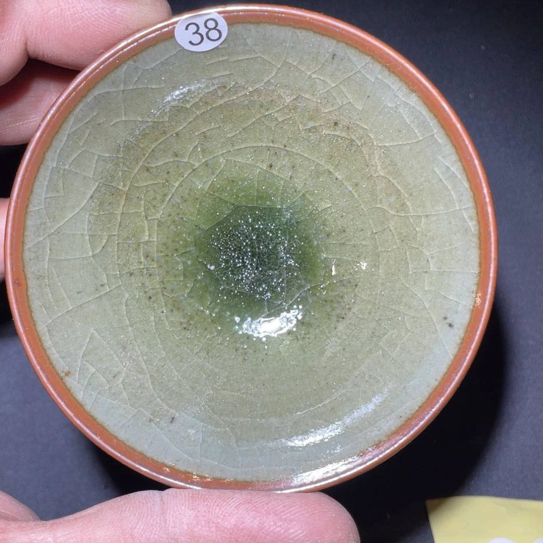 茶盏龙窑柴烧老黄甄选38
