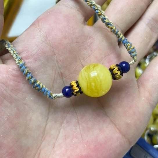 蜜蜡裸石未镶嵌吊坠