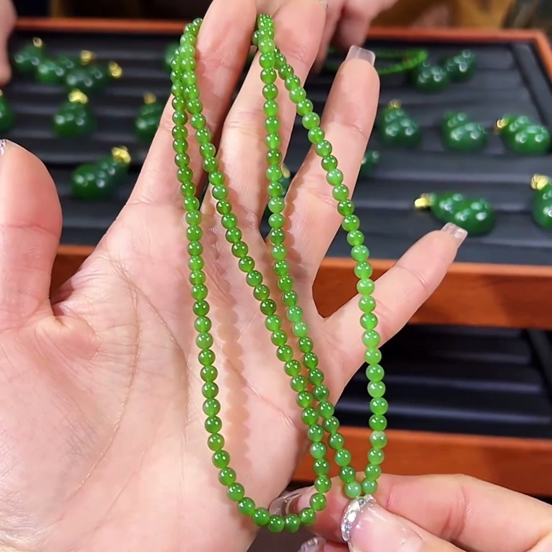 和田玉（碧玉）未镶嵌颈饰卡4