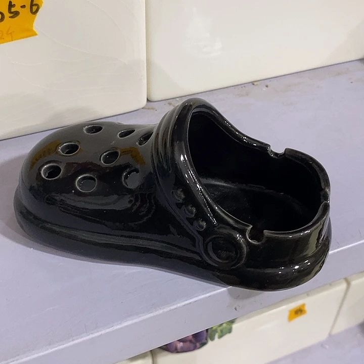 陶盆有孔 瑕疵针孔漏釉介意勿拍外高 5外口8