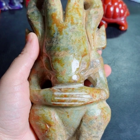 年***锅把件白玉菩提一个一个