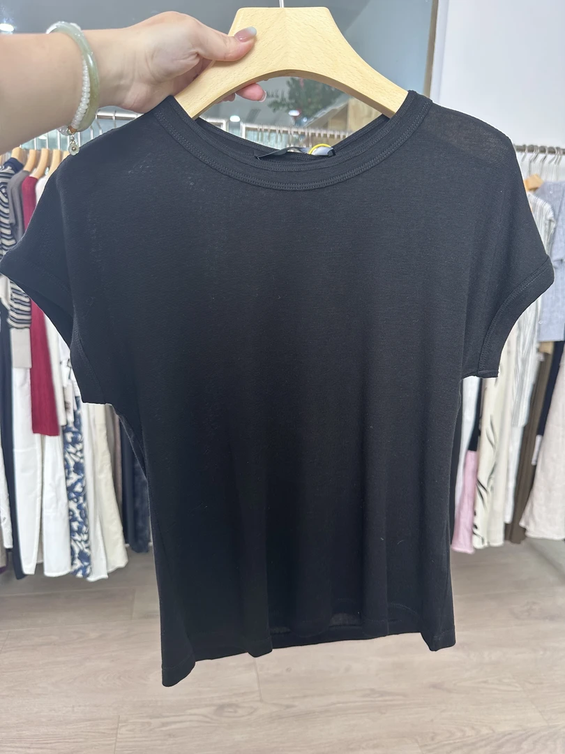 超亲肤柔软天丝羊毛t恤 品质断码撤柜款