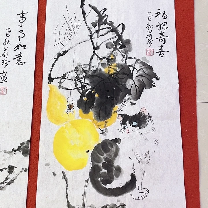 国画公老师纯手绘作品