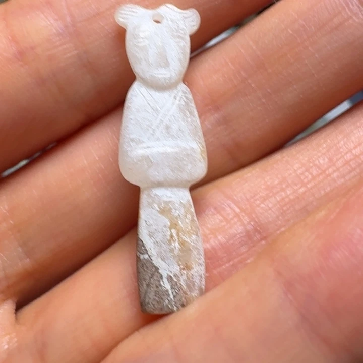 天***意未镶嵌和田玉（糖玉）挂件