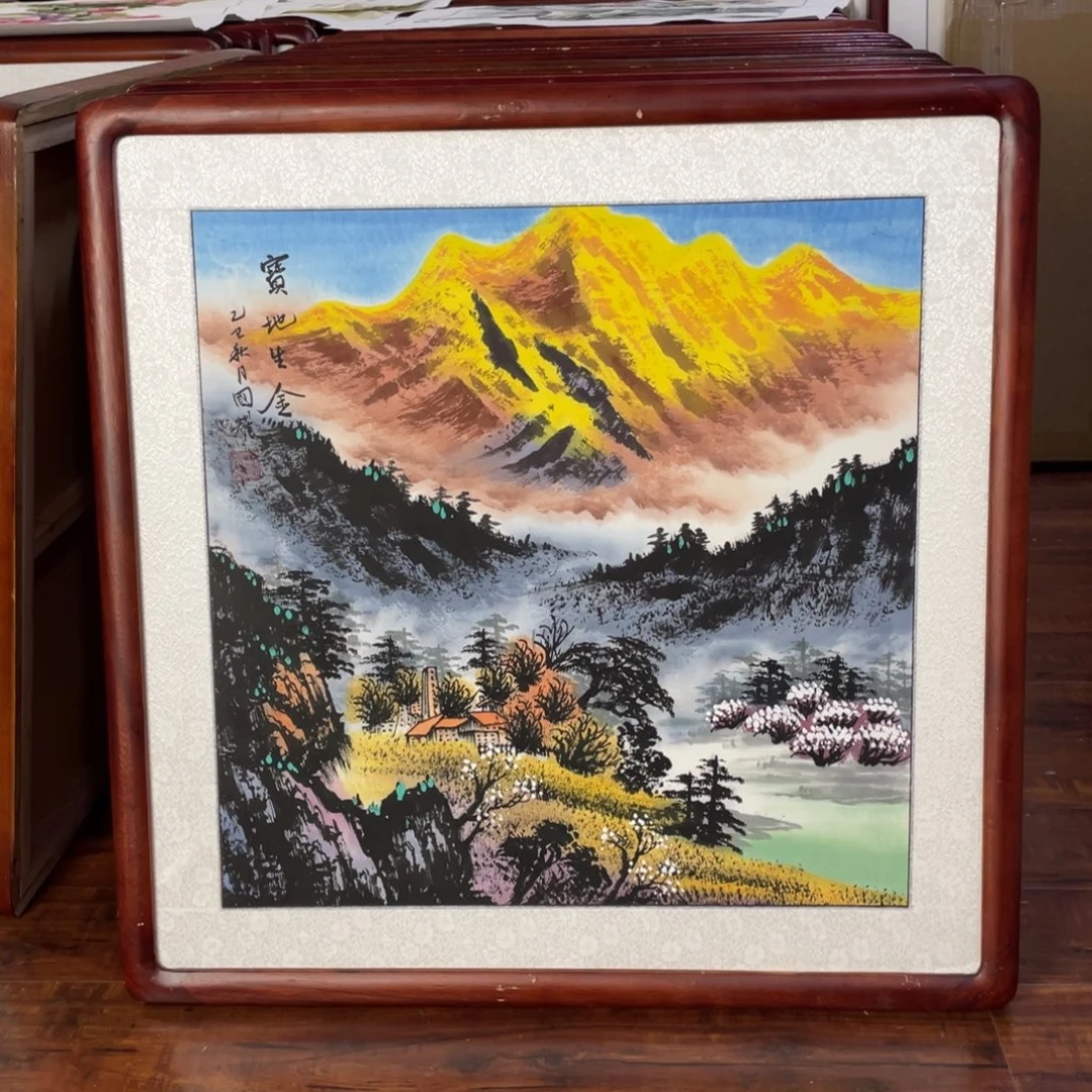 国画带框尺寸63*63厘米