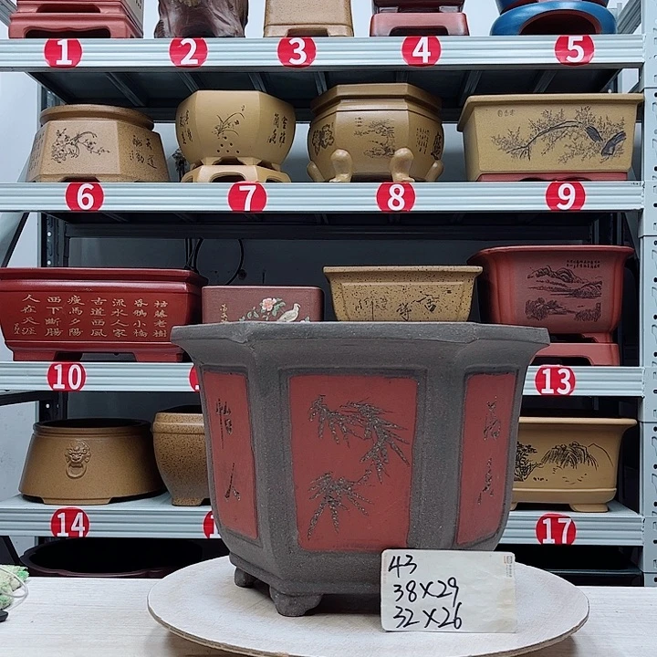 紫砂花盆紫砂花盆