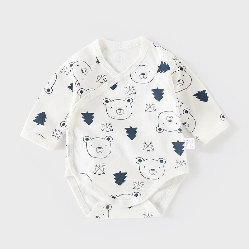YeeHoO英氏【奥莱新品】婴儿连体包屁衣三角哈衣宝宝衣服爬服打底睡