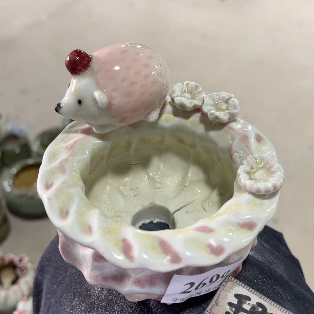 口8 手工花盆满30包邮