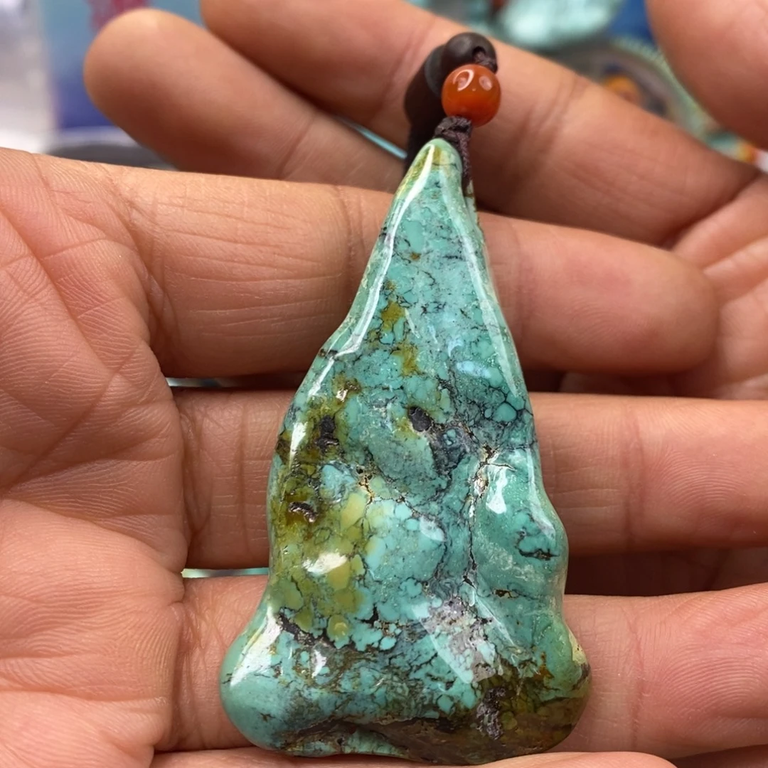 绿松石未镶嵌珠宝半成品