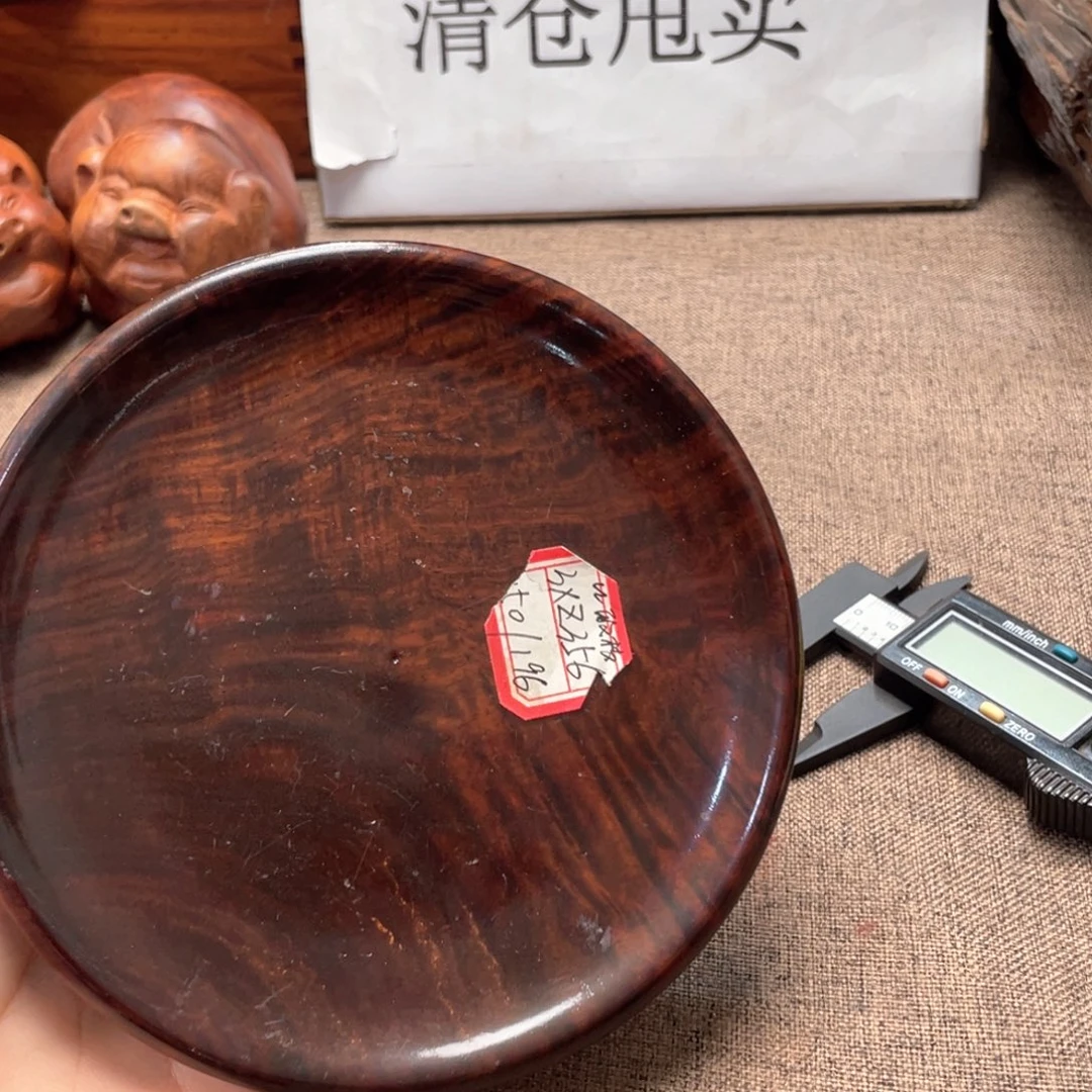 交趾黄檀（大红酸枝）木碟