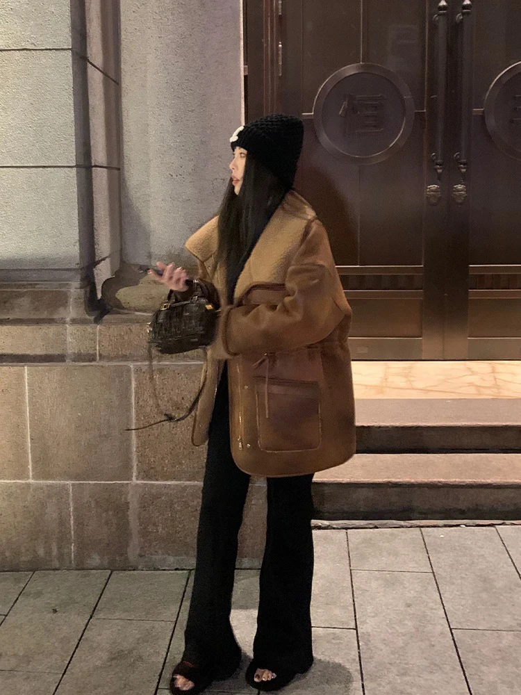 27149欧货加绒加厚超高弹显瘦超模裤黑色喇叭裤7796裤长102