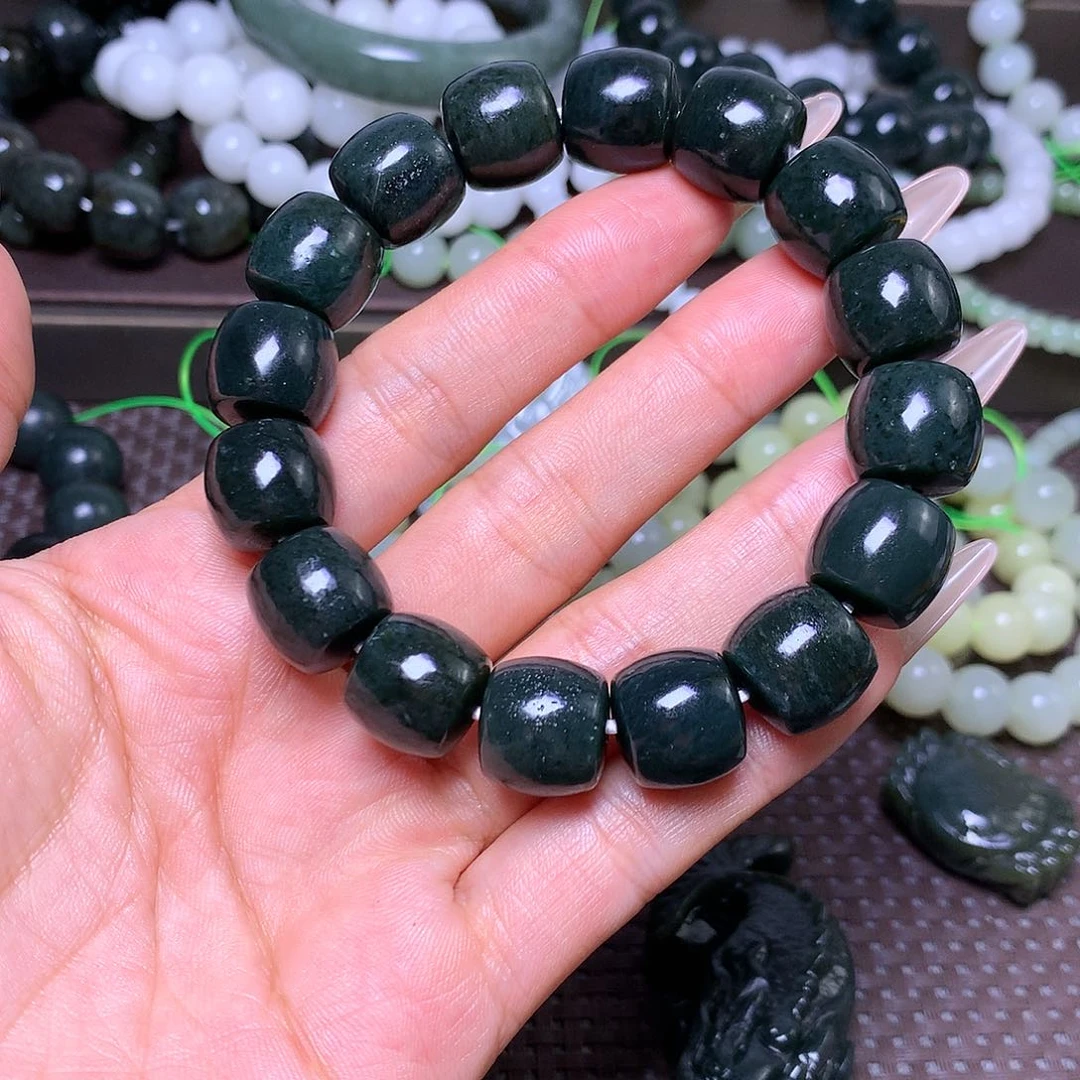 【闪购商品】和田玉未镶嵌手串卡14