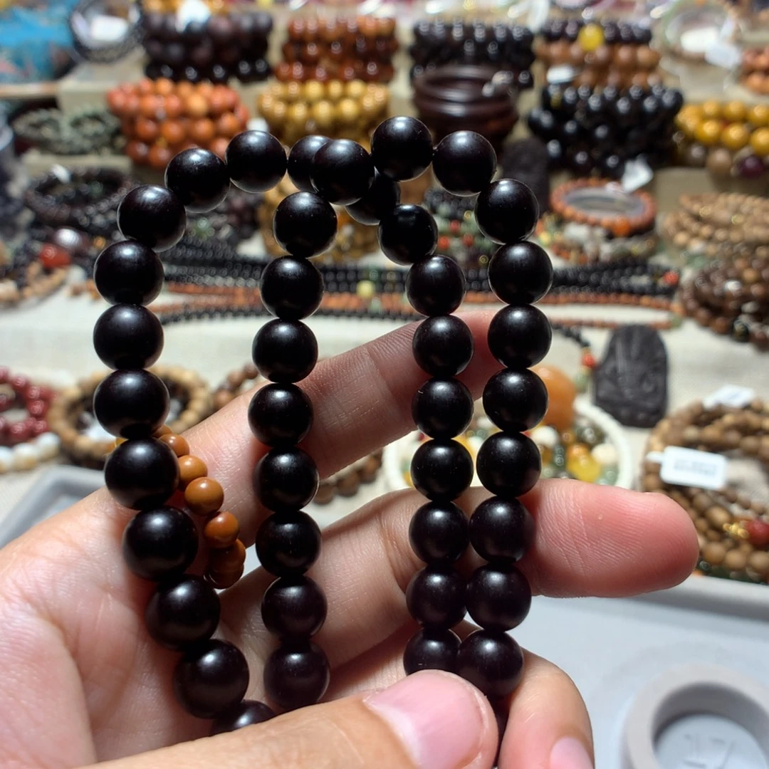 初***白手串/手链小叶紫檀8带星48颗