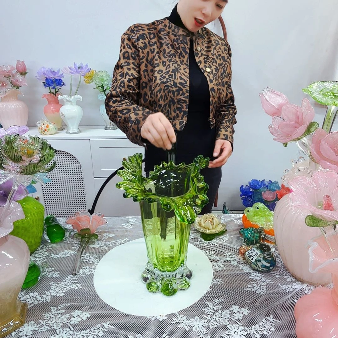 琉璃花瓶器艺术品