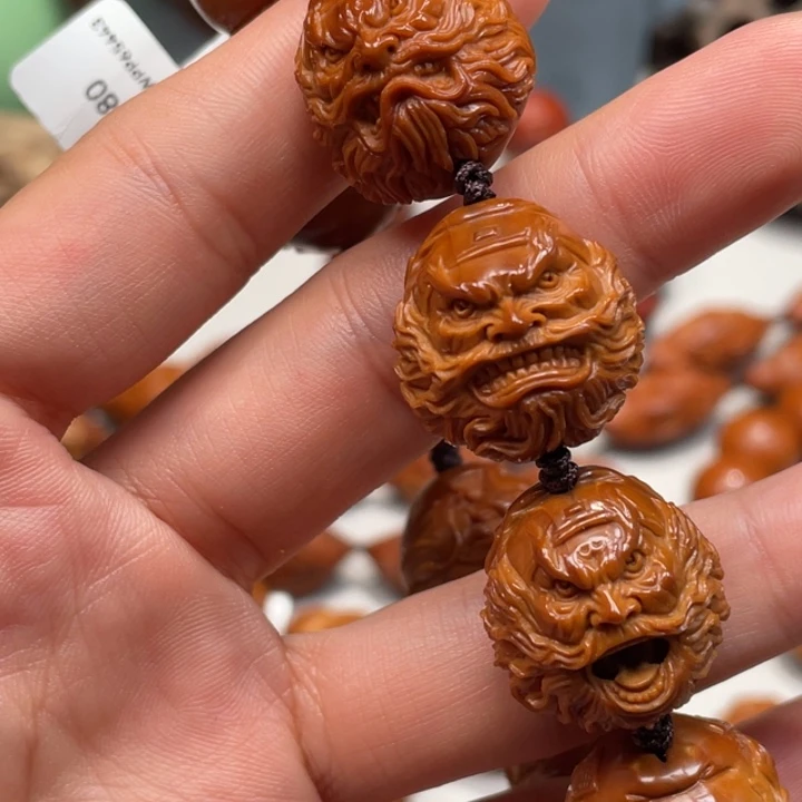 橄榄核手串/手链2123钟馗头