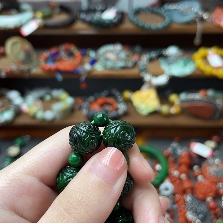 娜***翡翠未镶嵌手链饰品