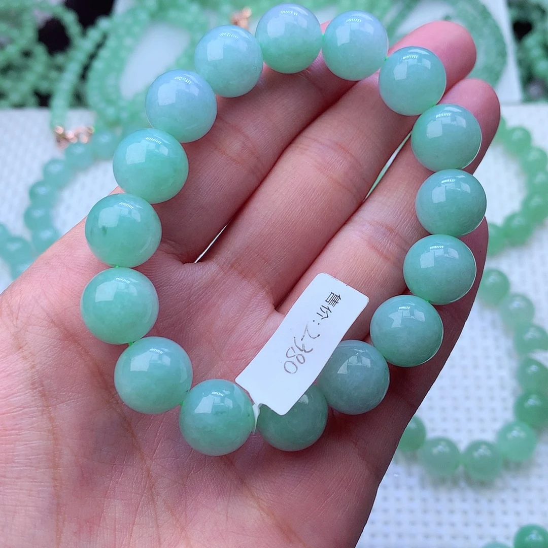 翡翠未镶嵌毛衣链