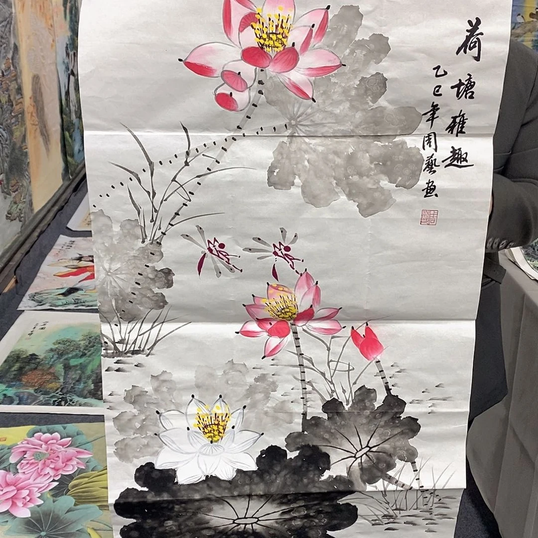 国画国画手绘作品