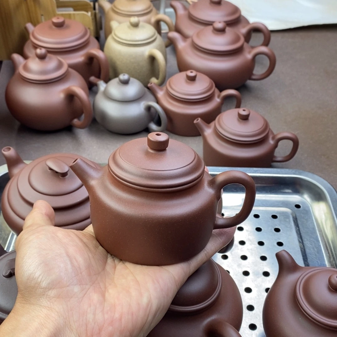 秋***炻紫砂茶壶德钟容量180毫升左右