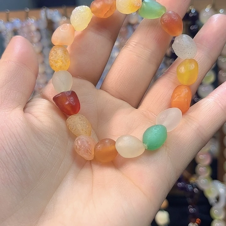 玛瑙/玉髓未镶嵌手链