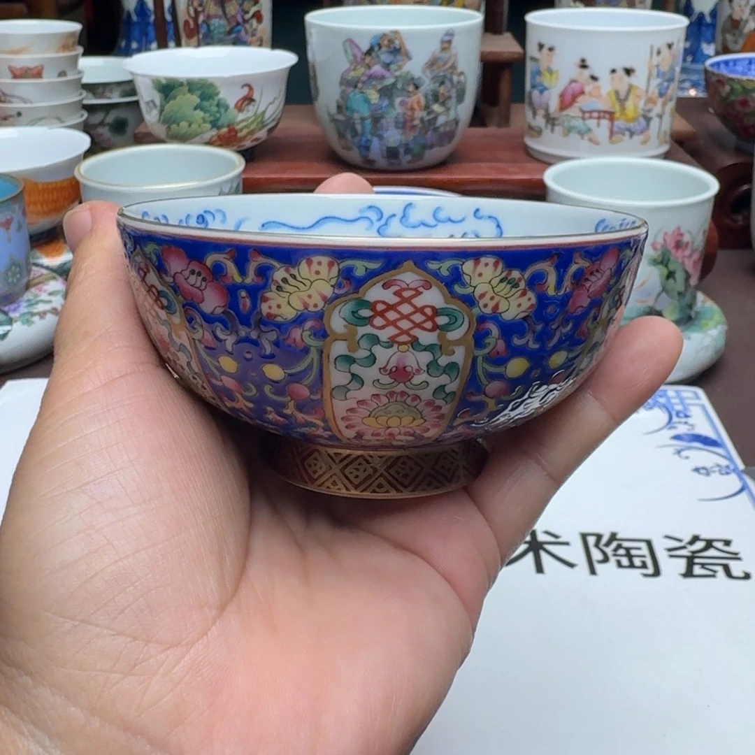 景德镇手工手绘展示