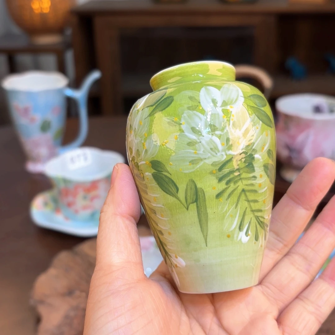 景德镇手绘高温釉下彩陶瓷茶具