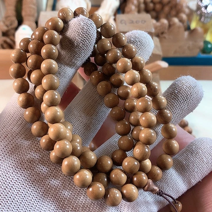 檀香木手串/手链顺纹0.8微瑕福利款