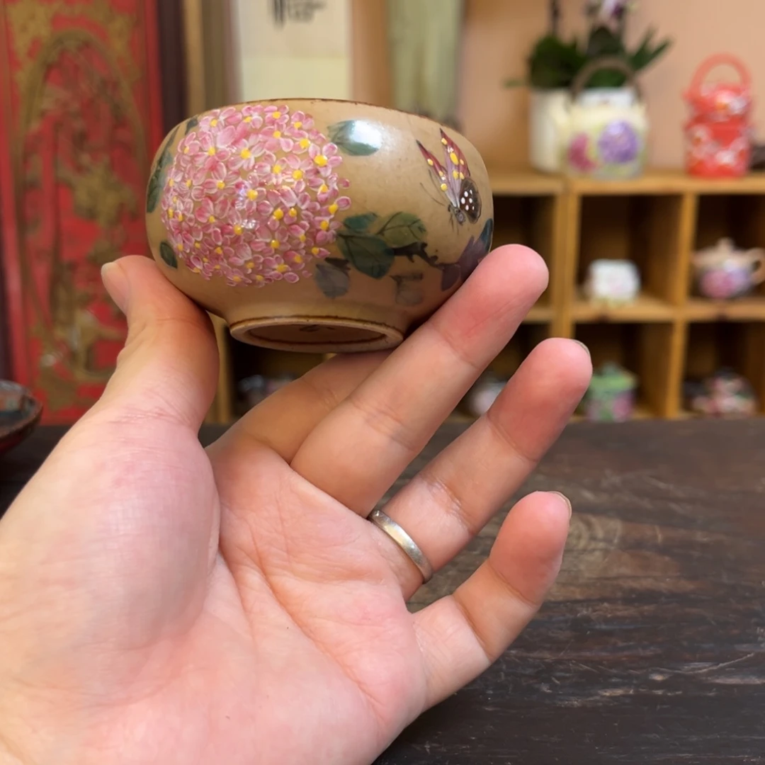 柴烧手工手绘陶瓷