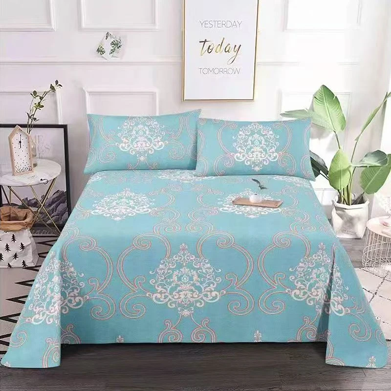 欧韵风雅】加密细粗布包边透气1.5/1.8/2米宿舍炕单枕套床单