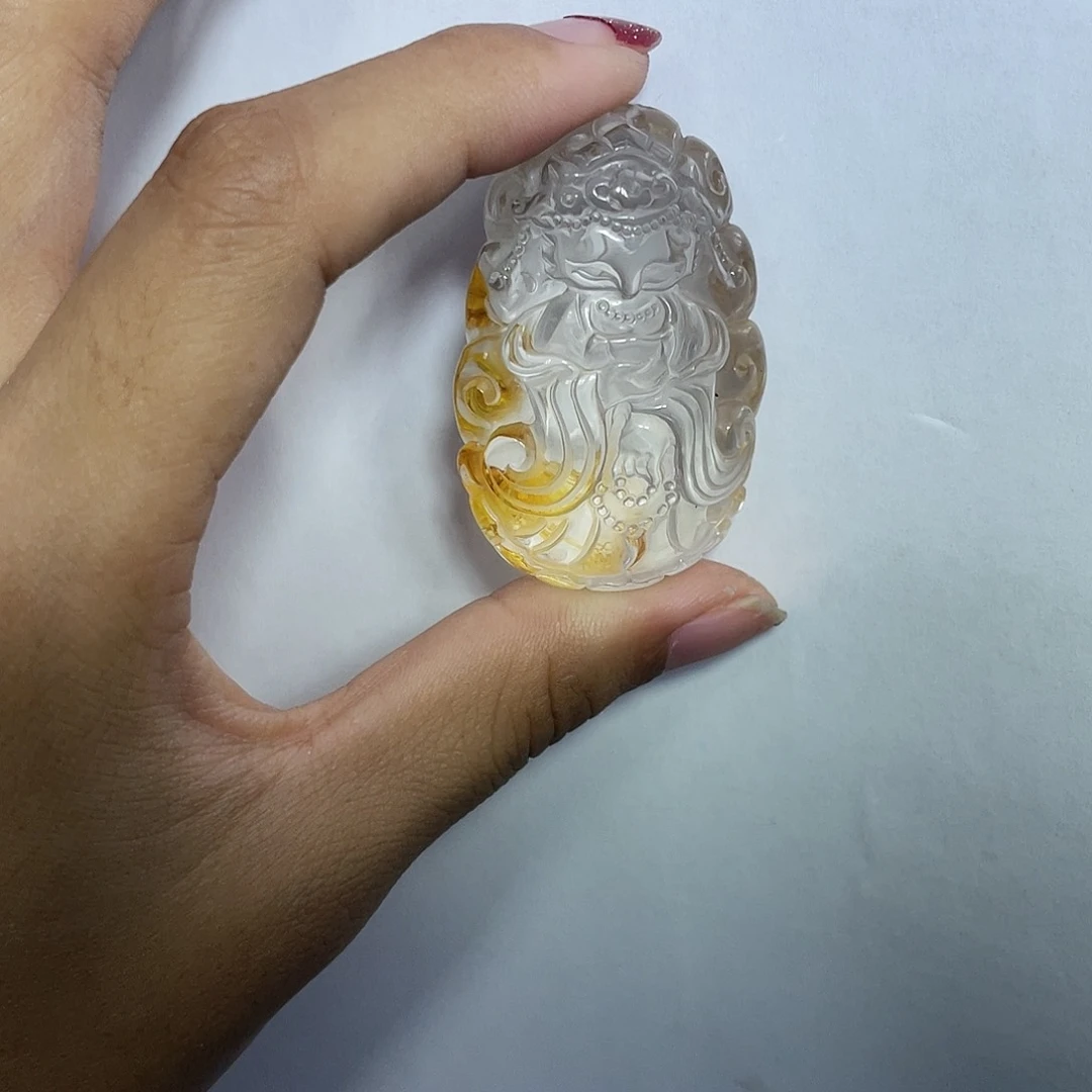 未镶嵌吊坠(不含链)水晶水晶吊坠