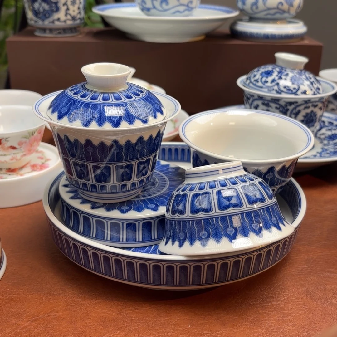 茶具家大业大五件套景德镇发货