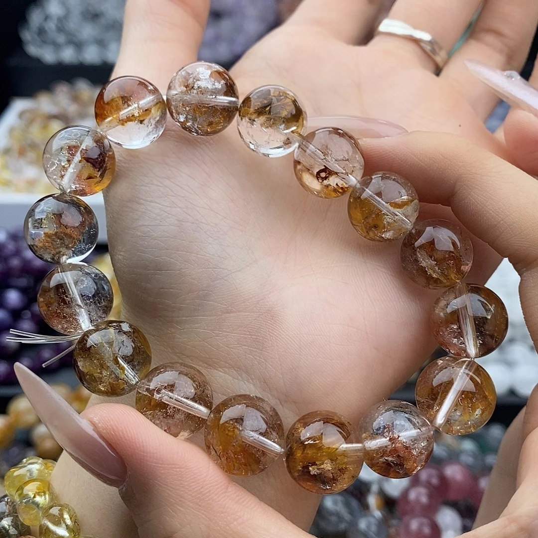 手链水晶未镶嵌13.3m骸骨锦鲤胶花