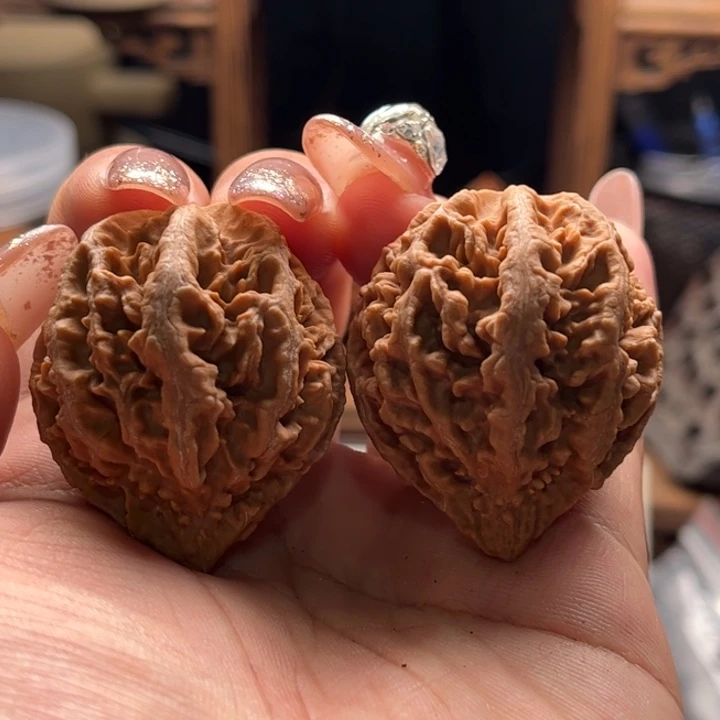 文玩核桃把件楸大胖92