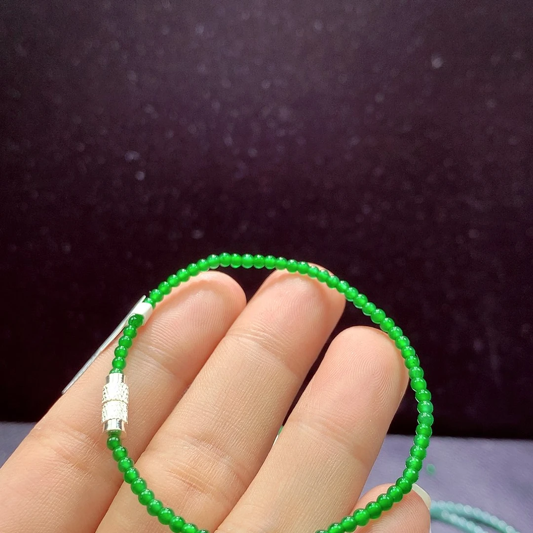 翡翠手链未镶嵌手链