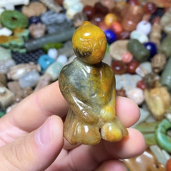 和田玉未镶嵌颈饰106