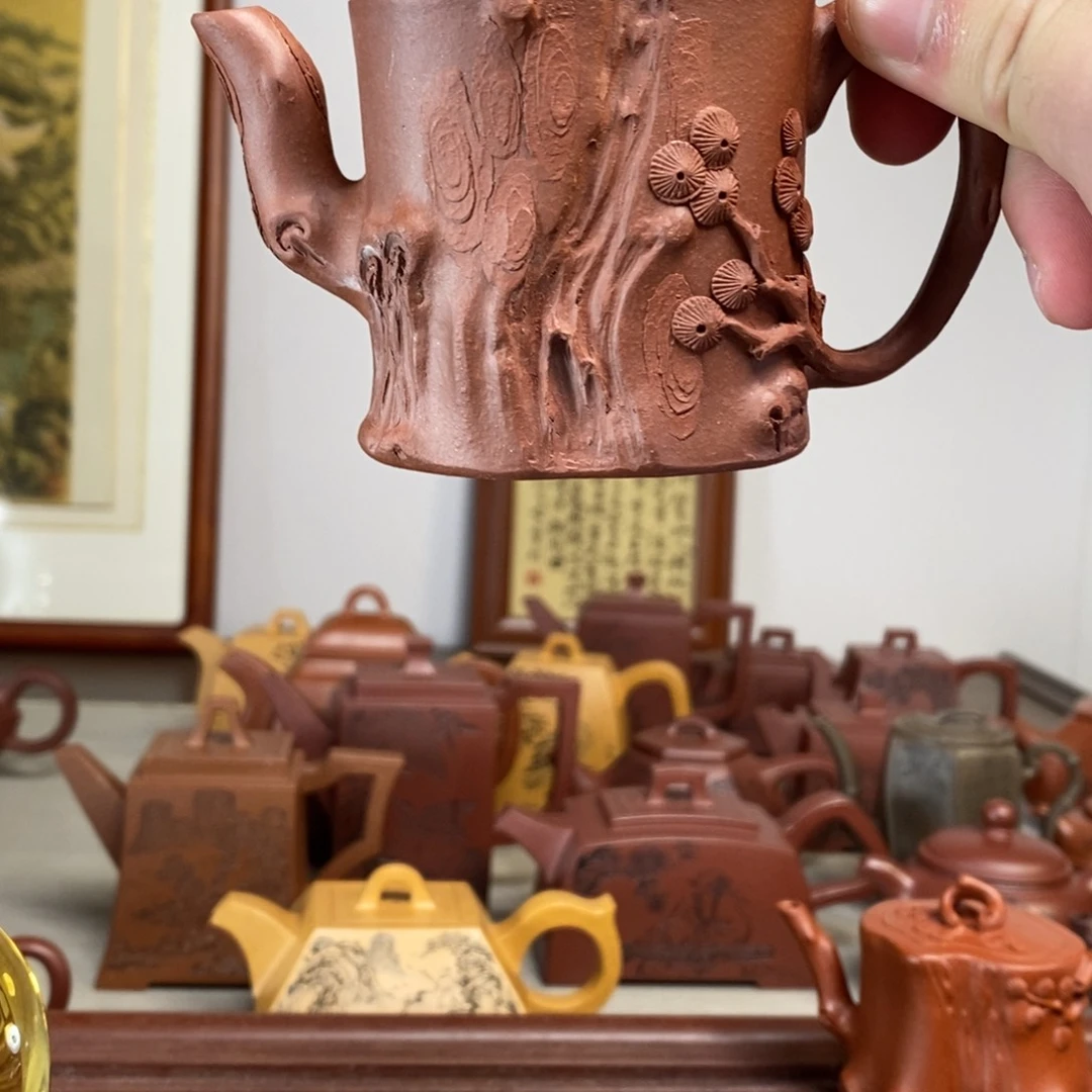 茶壶紫砂原矿泥料传统工艺制作