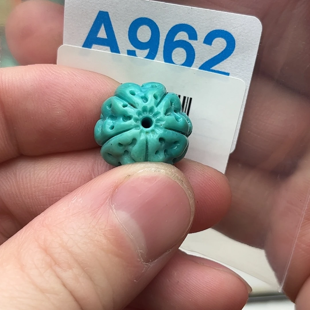 绿松石未镶嵌吊坠(赠链)