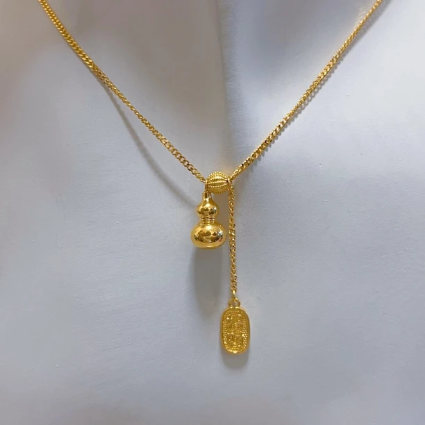 足金999招财葫芦套链国潮福禄黄金