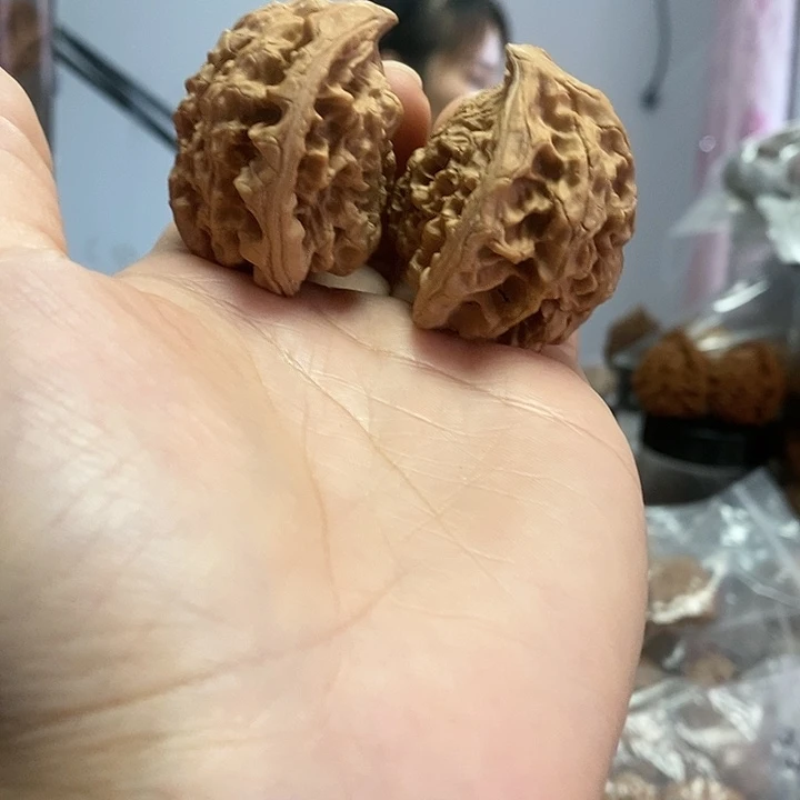 文玩核桃把件47.5蛇头