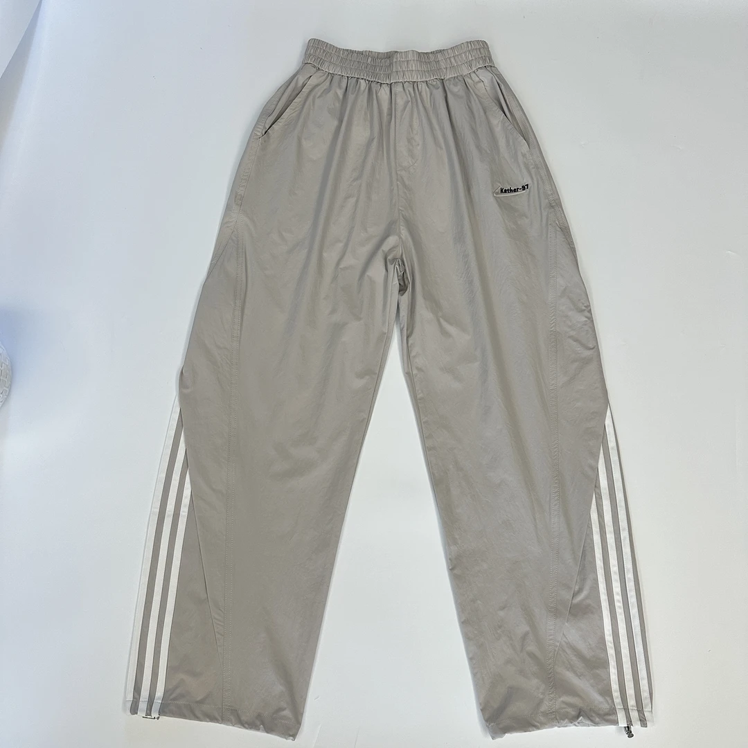 青少年夏季薄款冰丝清凉阔腿裤儿童长裤中大童休闲裤MF0603X